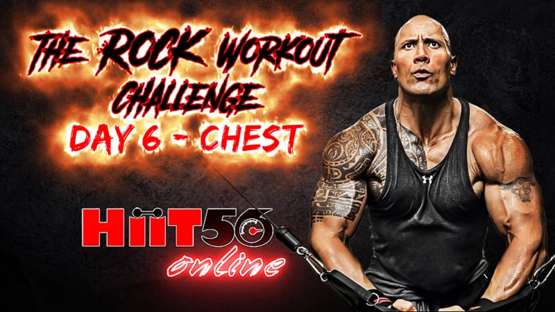The Rock Workout Challenge | Day 6 | Chest