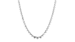 10.00 ct. t.w. Diamond Tennis Necklace in 14kt White Gold
