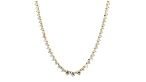 10.00 ct. t.w. Diamond Tennis Necklace in 14kt Yellow Gold