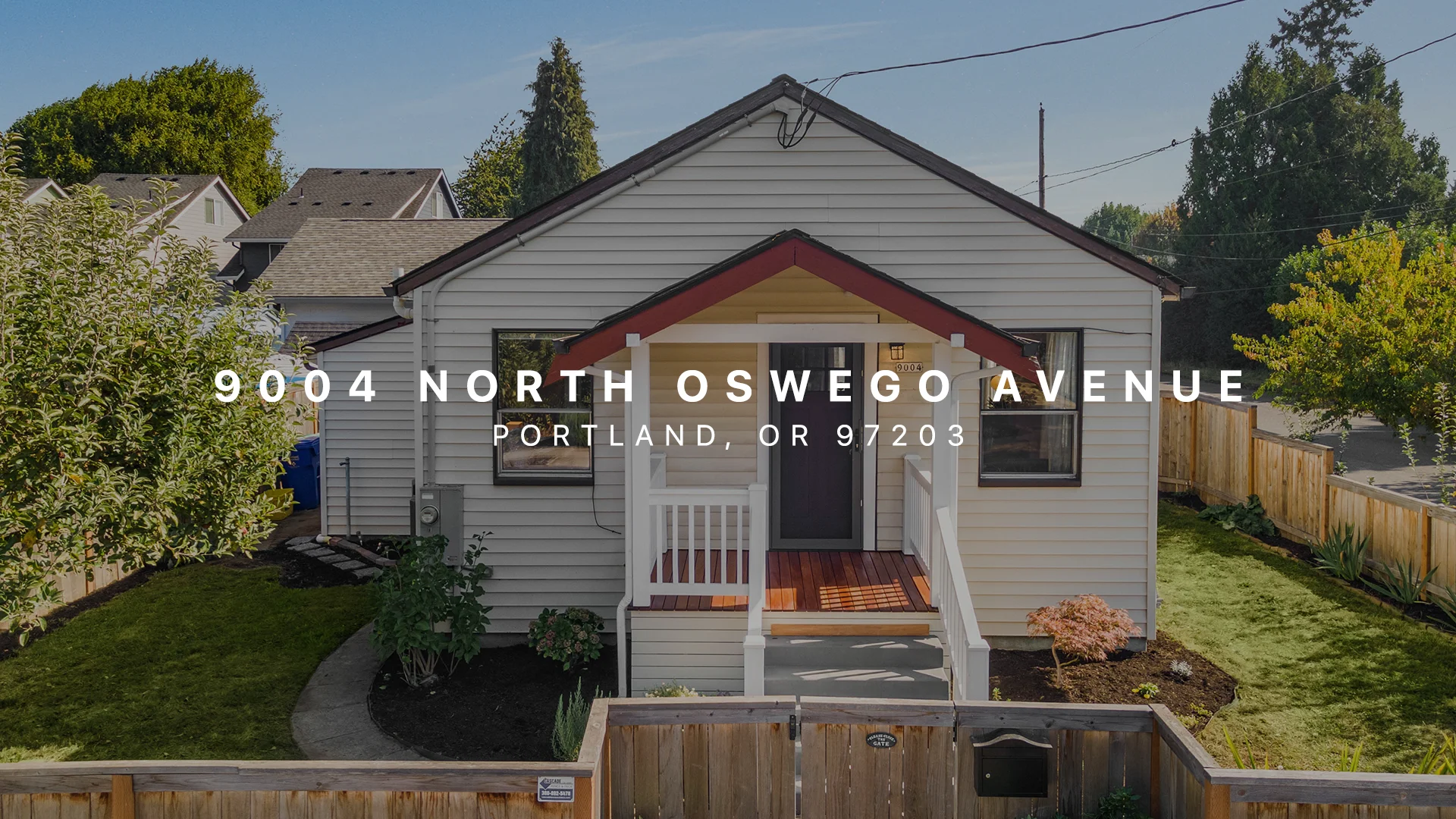 9004 North Oswego Avenue, Portland, OR 97203 MLS on Vimeo