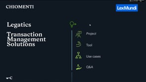 Legal Tech Insight Series: Innovative Solutions  How to Introduce and Get the Most Out of Transaction Management Solutions