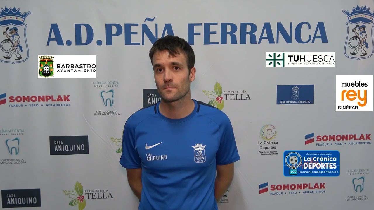 NÉSTOR ARILLA (Entrenador Ferranca) P Ferranca Tella 4-0 Almunia S.J. / Jornada 6 / 1ª Regional Gr 2