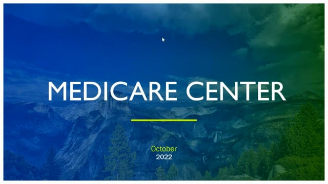 MedicareCENTER Overview