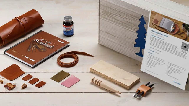 Make It Yourself Leather Journal Cover Kit - Lee Valley Tools