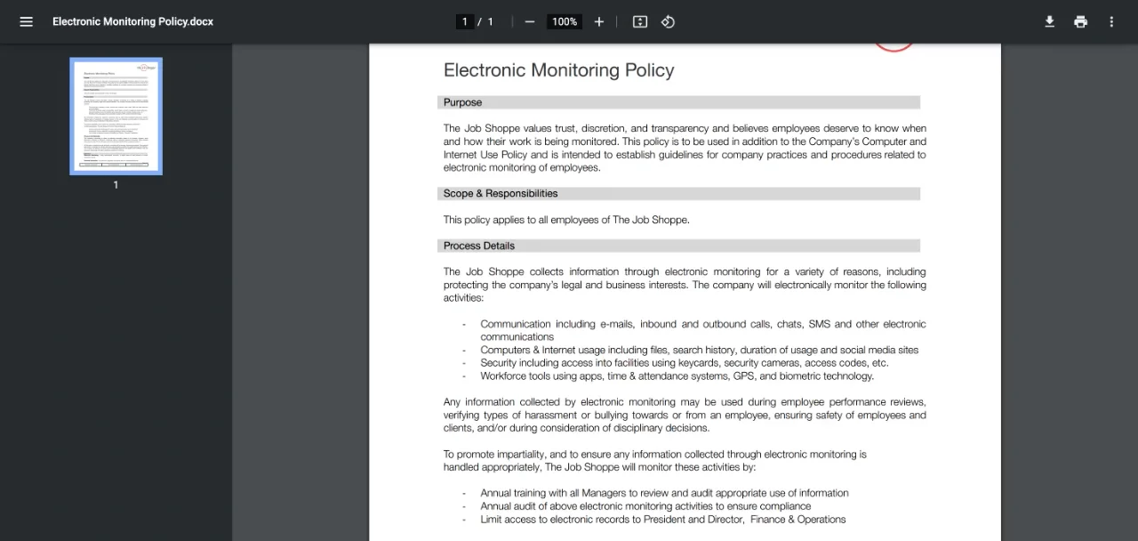 Electronic Monitoring Policy Loom Message 12 October 2022.mp4 on Vimeo