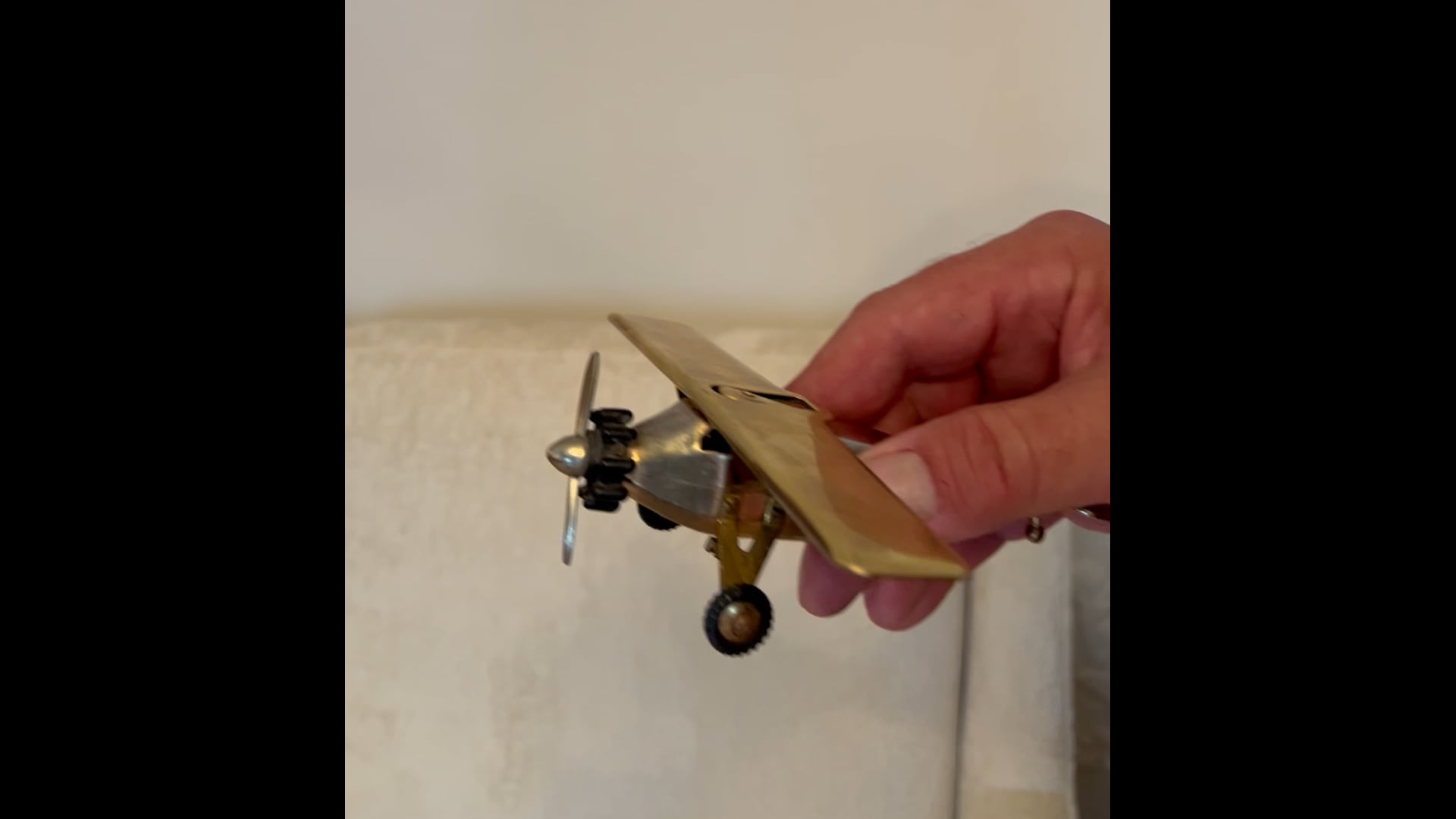 spirit of st louis cigarette lighter Spirit of St. Louis Brass Airplane 420 Cigarette Lighter Signed Swank