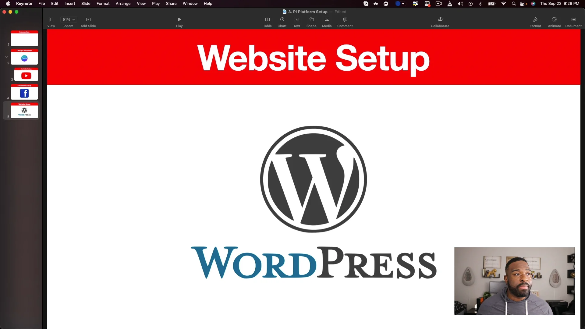 3. Website Setup on Vimeo