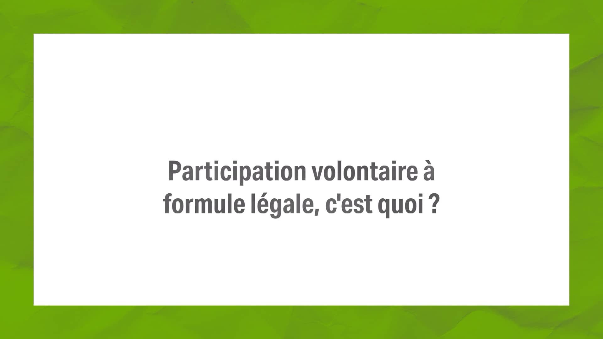 Maitre Cube : Tout savoir sur l'accord de participation volontaire à ...