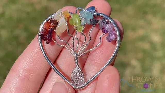 Tree of Life Pendant, CHAKRA Crystal Pendant - Heart - Tree of Life Ch –  Throwin Stones