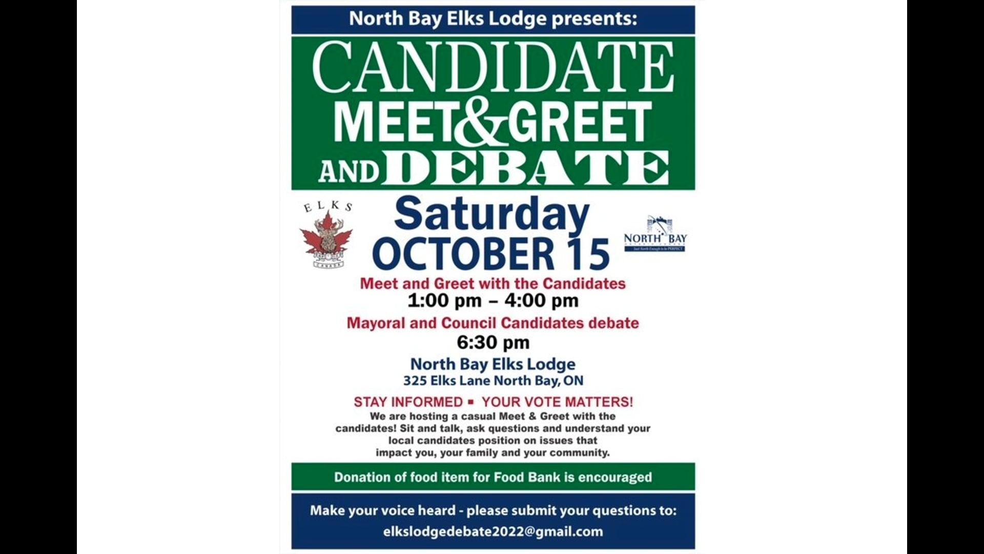 North Bay Municipal Candidate Debate