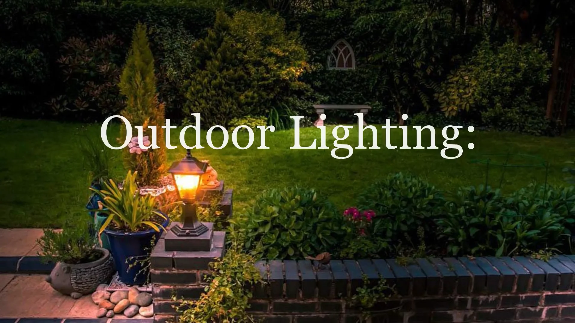 How Much Does Outdoor Lighting Cost? on Vimeo