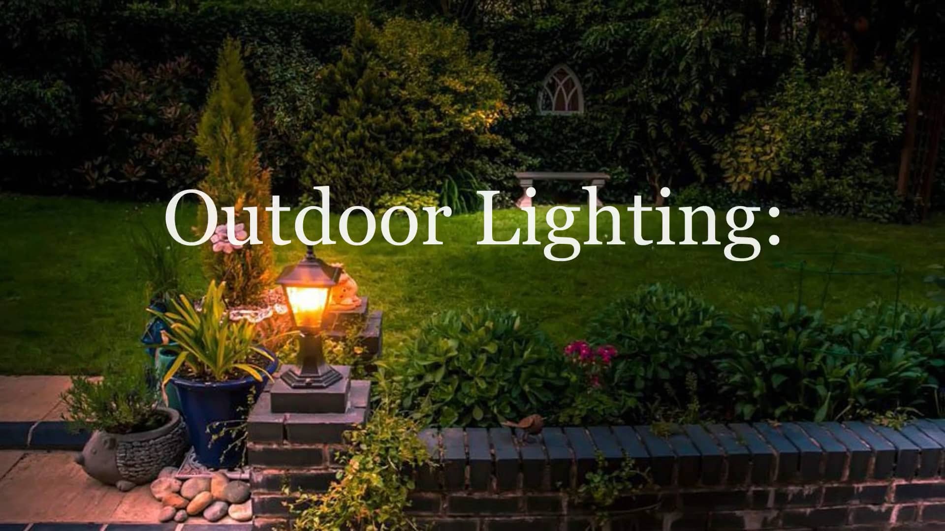 How Much Does Outdoor Lighting Cost? on Vimeo