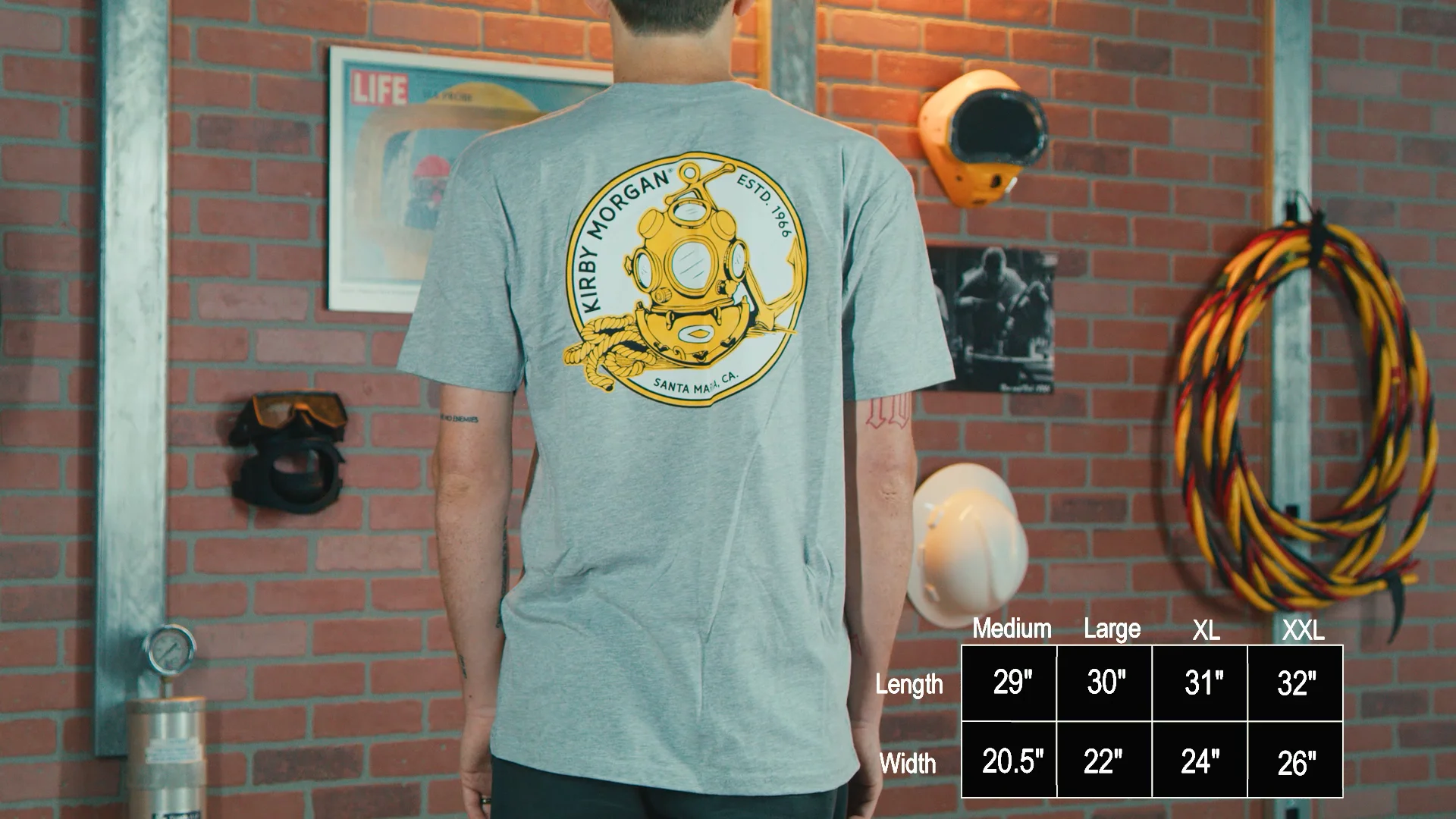 kroi dig the deep Tシャツ　OOPARTS Diving into the Past – Kirby Morgan Apparel