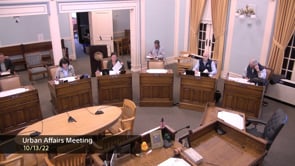 Urban Affairs Committee 10-13-22