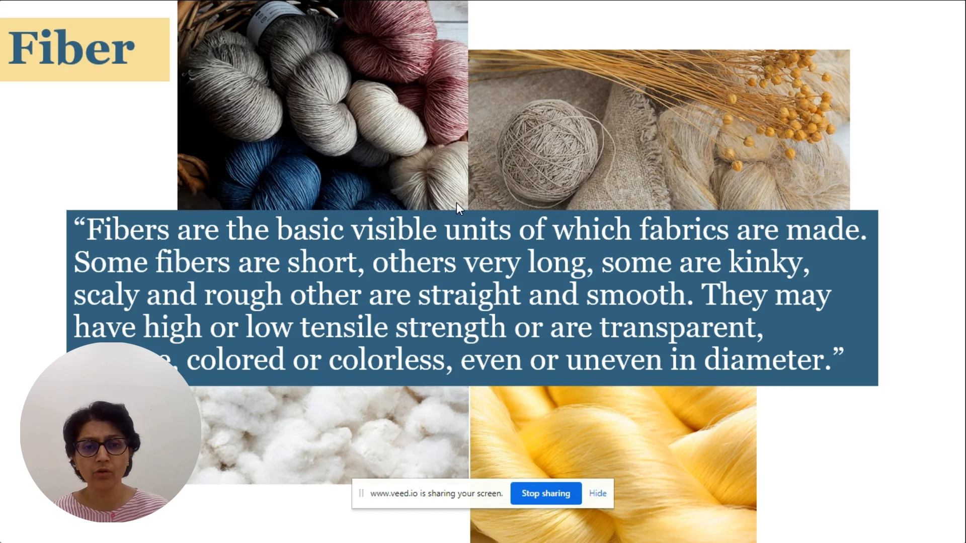 Day7- Basics Knowledge of Textile on Vimeo