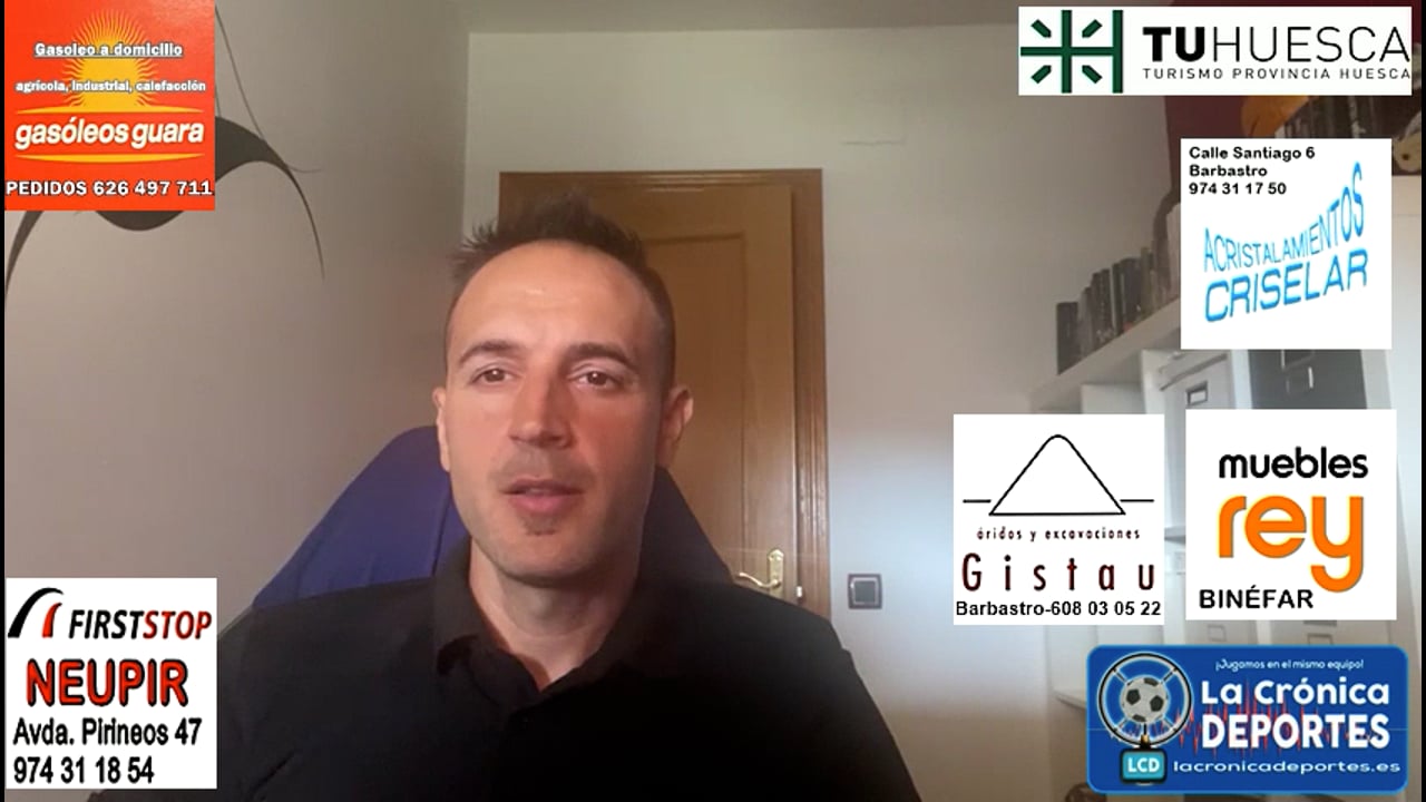 LA PREVIA / CD Binéfar - CF Épila / DAVID GIMÉNEZ (Entrenador Binéfar) Jornada 6 / 3ª División