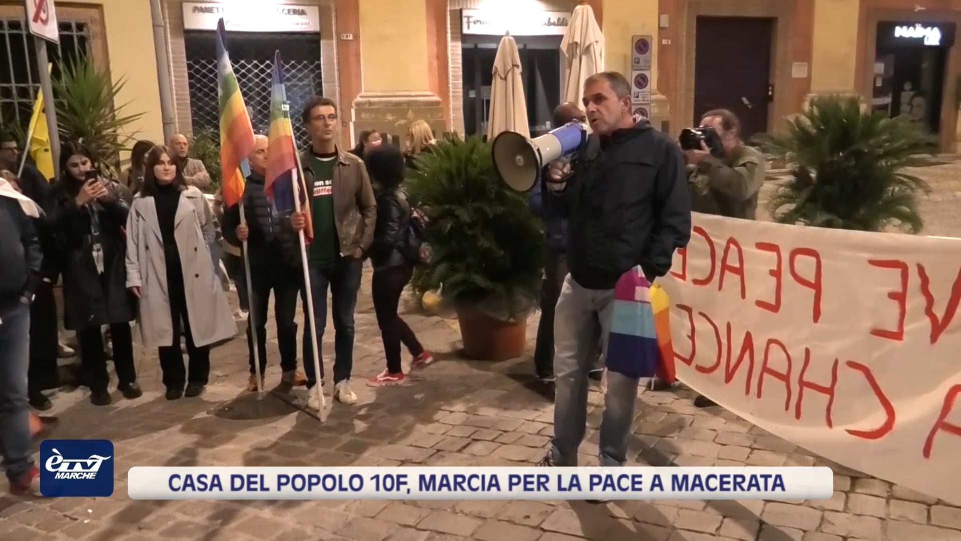 Casa del Popolo 10F, Marcia per la Pace a Macerata - VIDEO