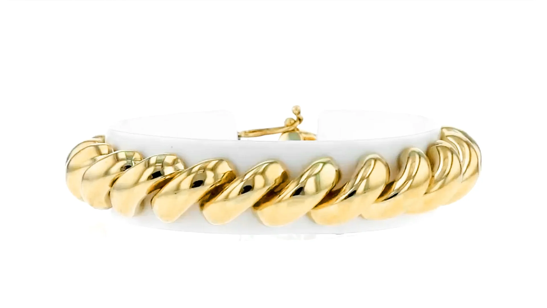 14kt Yellow Gold San Marco Bracelet | Ross Simons