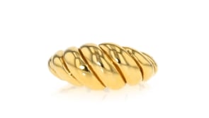 Italian 14kt Yellow Gold Shrimp Ring