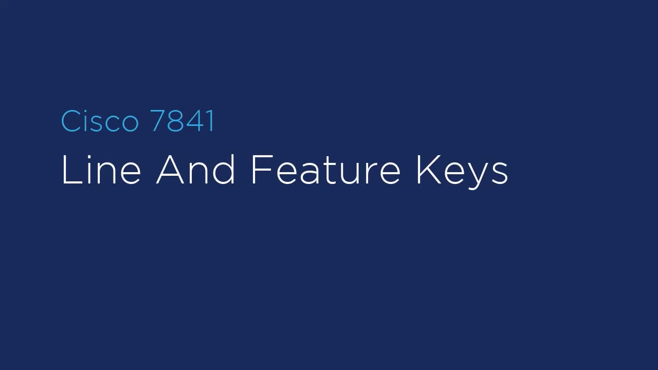 Line and Feature Keys on Vimeo