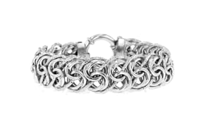 Sterling Silver Byzantine Bracelet