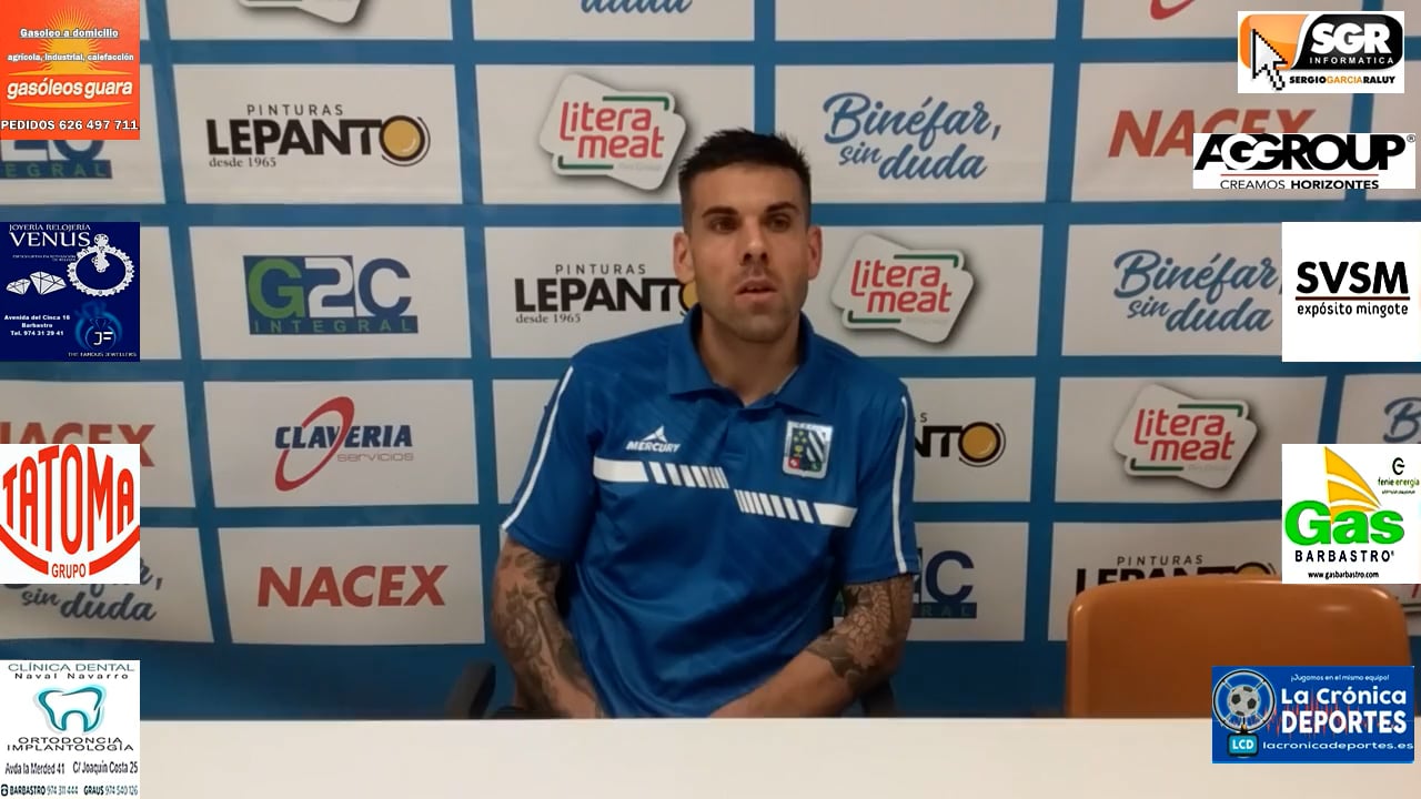 MIGUEL MANAU (Jugador Épila) CD Binéfar 1-4 Épila / Jornada 6 / 3ª División