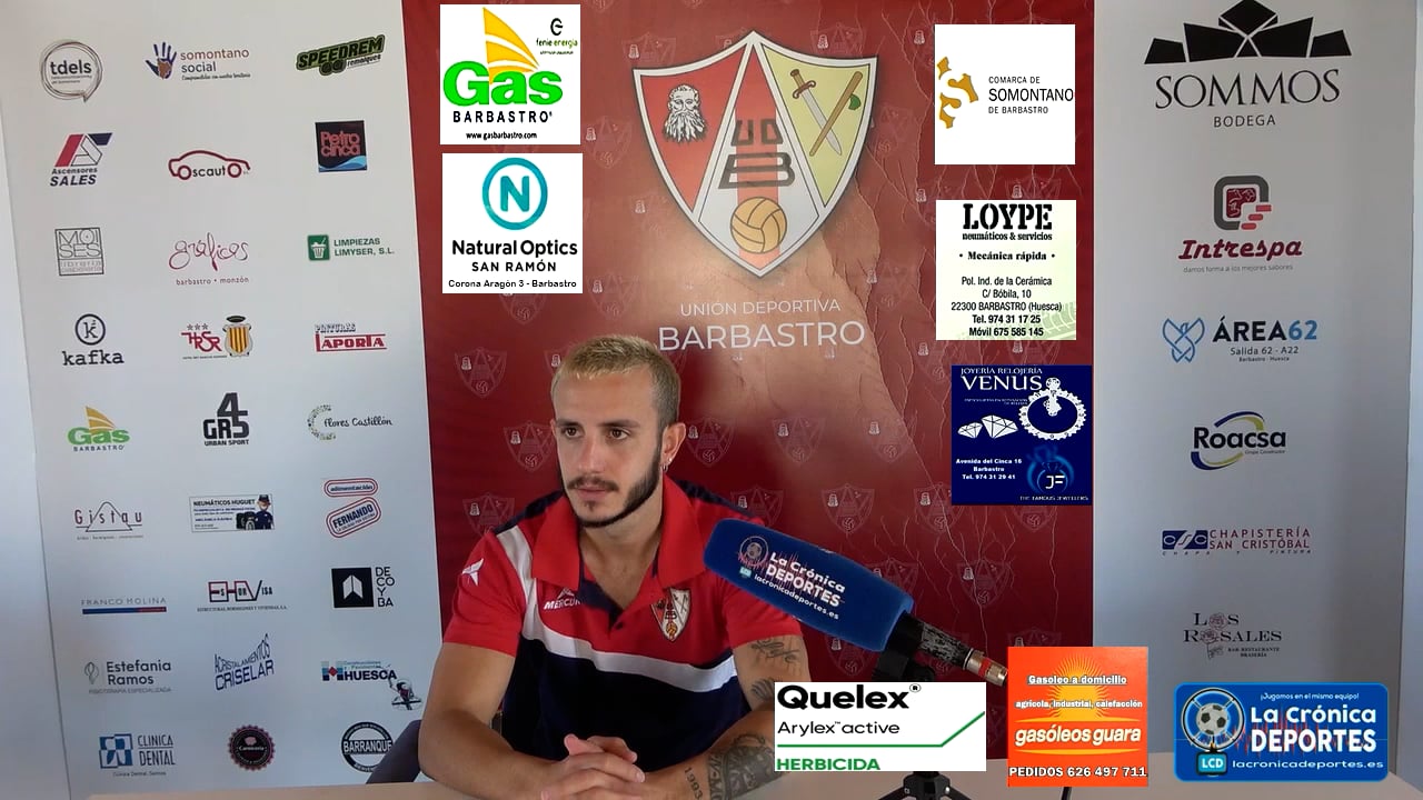 MATI (Jugador Barbastro) UD Barbastro 2-0 CD La Almunia / Jornada 6 / 3ª División