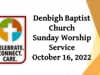 Sunday Morning Worship 10/16/2022