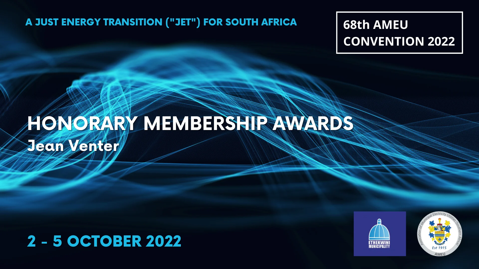 Honorary Membership Awards - Jean Venter - 3 October 2022 on Vimeo