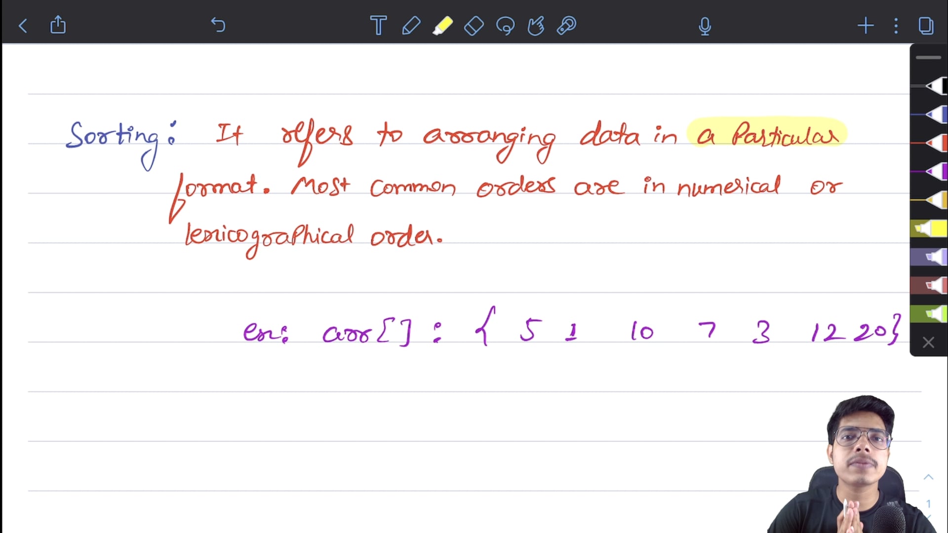 Sorting Introduction