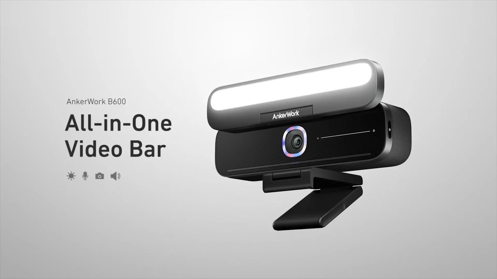 Anker PowerConf B600 2K All-in-One Video Bar | Domayne