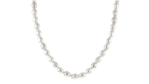 BabyChildrens 4-4.5mm Cultured Pearl Necklace with 14kt Yellow Gold