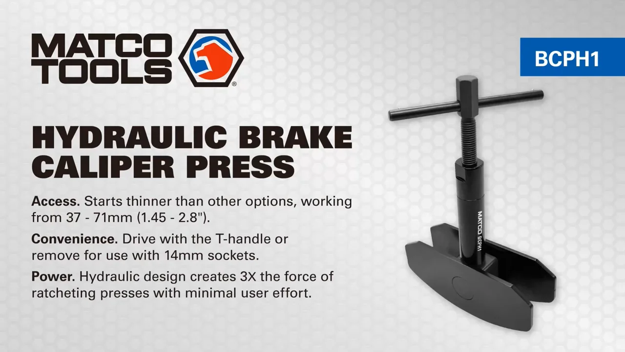 BCPH1 _ MATCO TOOLS HYDRAULIC BRAKE CALIPER PRESS.mp4 on Vimeo