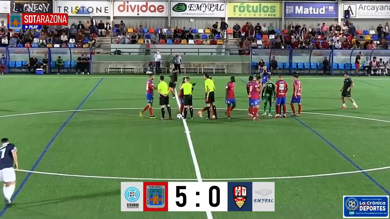 (RESUMEN Y GOLES) SD Tarazona 5-0 UD Logroñés B / Jornada 7 / 2ª RFEF - Grupo 2 / Fuente: Facebook SD Tarazona