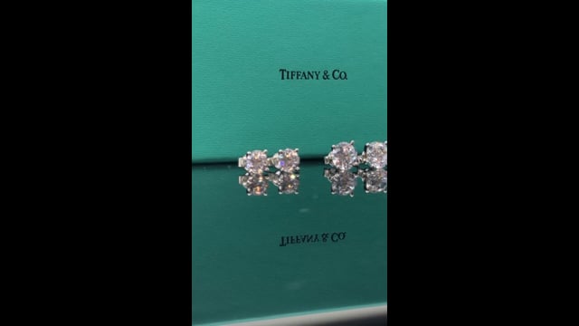 Серьги Tiffany в трёх размерах на 4 лапках