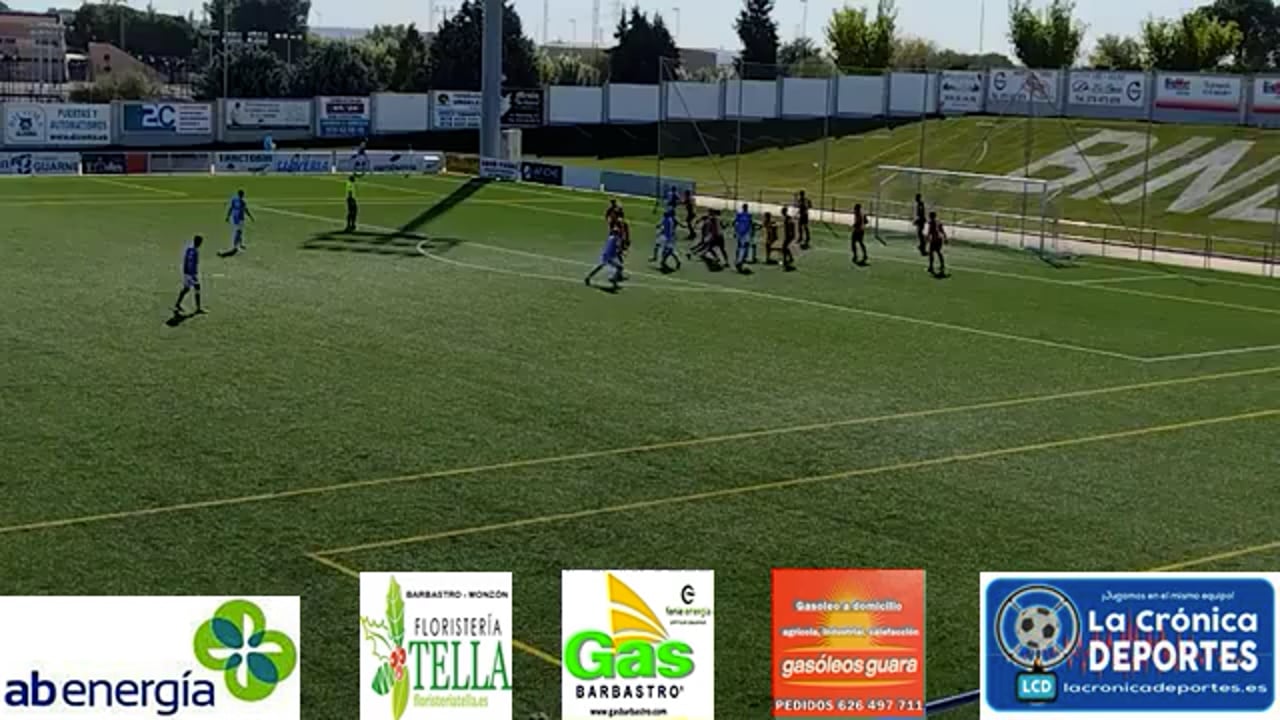 (RESUMEN y GOLES) CD Binéfar 1-4 Épila / J 6 / 3ª División