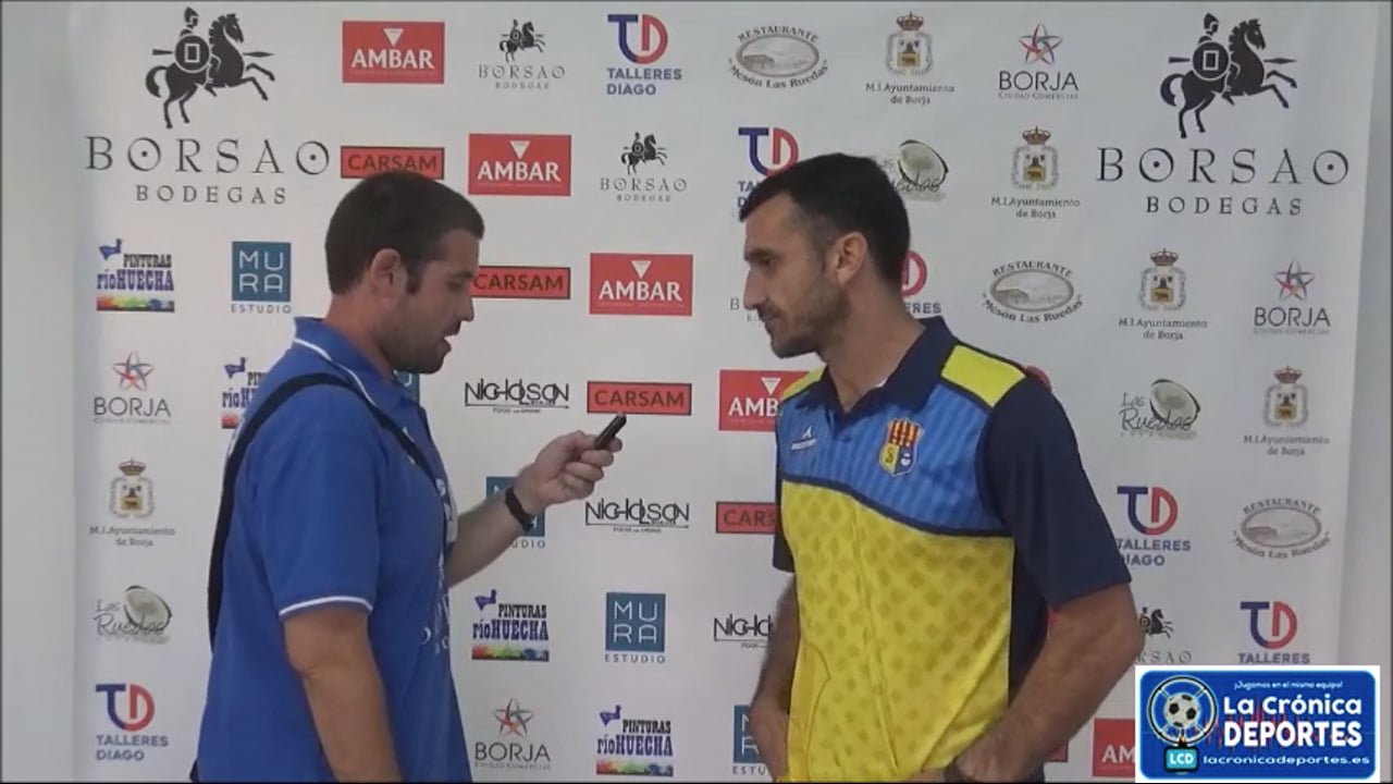 ALBERTO BORGOÑÓN (Entrenador Santa Anastasia) SD Borja 3-0 Santa Anastasia / Jornada 5 / Regional Preferente Gr 2 / Fuente: YouTube Raúl Futbolero