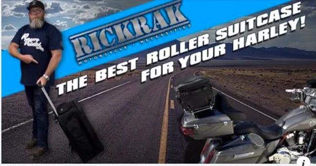 Strapless Motorcycle Rack Harley Street Glide or Road Glide - RickRak