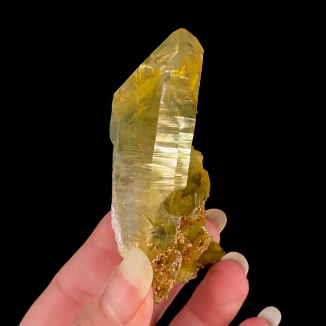 Quartz (interesting color with ''Chlorite'' ''phantom'') (ex Al Kidwell Collection)