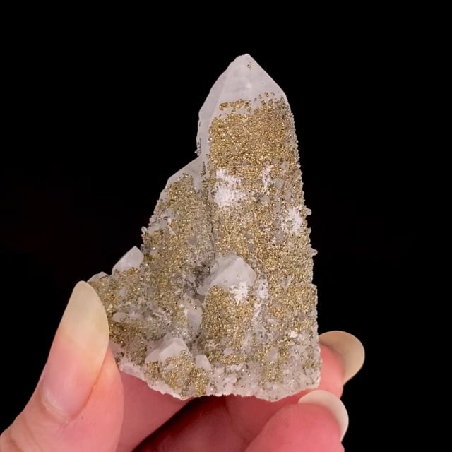 Quartz with Pyrite (ex Dave Bergman Collection)