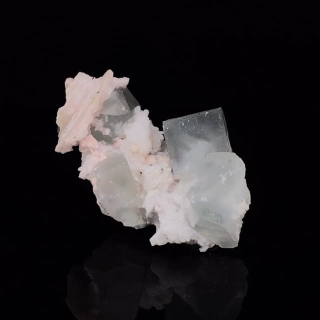 Fluorite with Rhodochrosite and Quartz (ex Gary Weaver Collection)