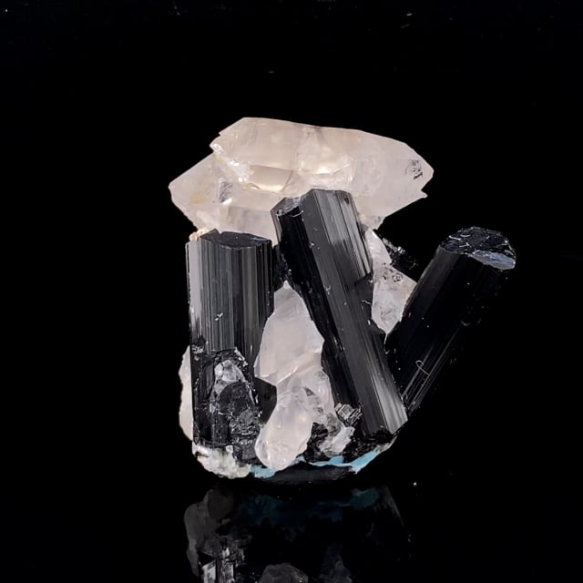 Schorl Tourmaline with Quartz (ex Bob Reynolds Collection)