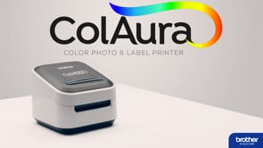 BROTHER Imprimante d étiquettes couleur VC-500W compatible rubans CZ de 9 à  50 mm