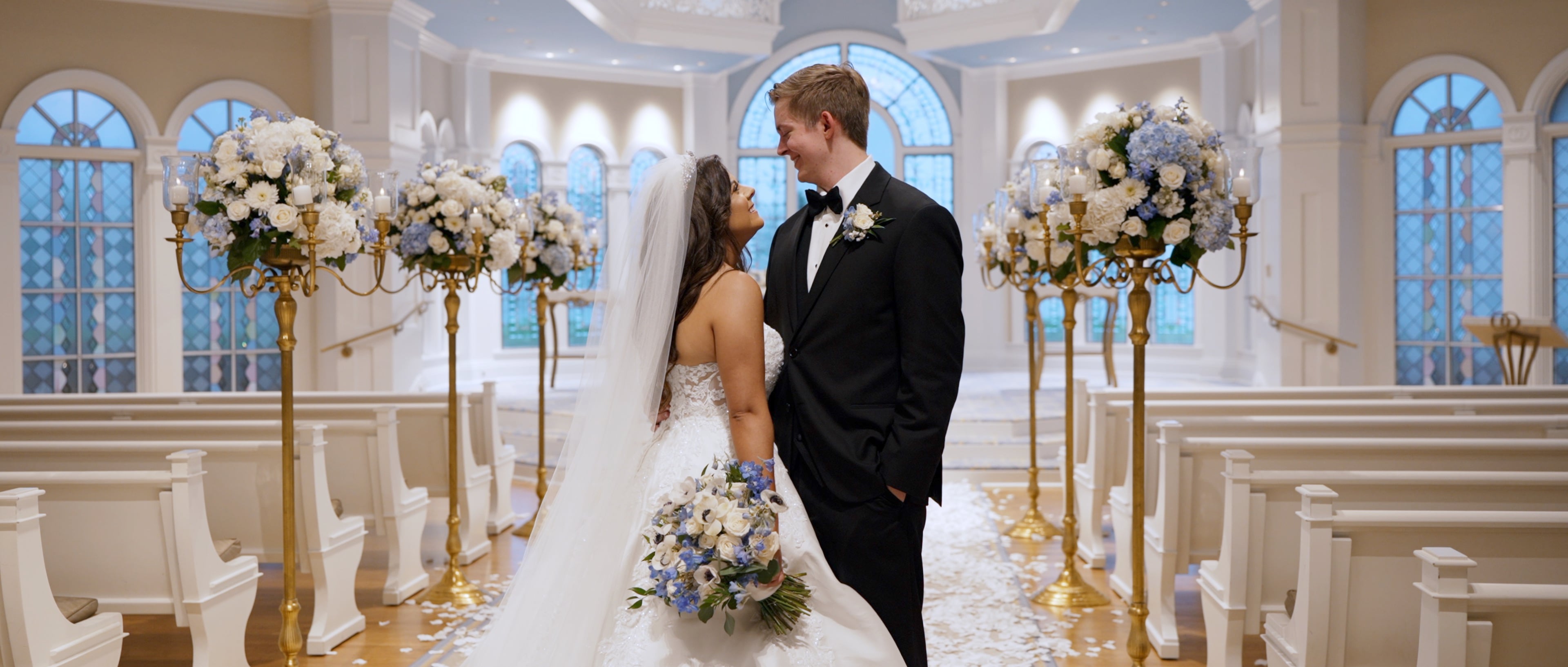 Video thumbnail for Texas Alums Married at Grand Floridian | Mackenzie & Sawyer