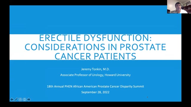 Erectile Dysfunction: Considerations in Prostate Cancer Patients