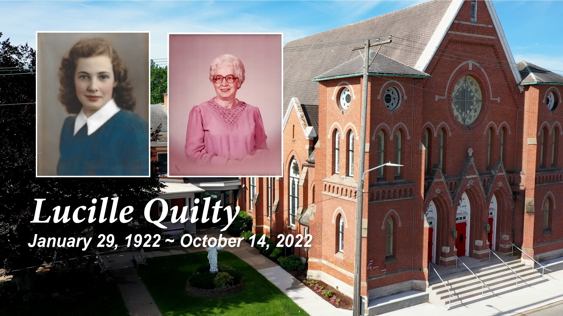 Funeral Mass for Lucille Quilty, Wednesday