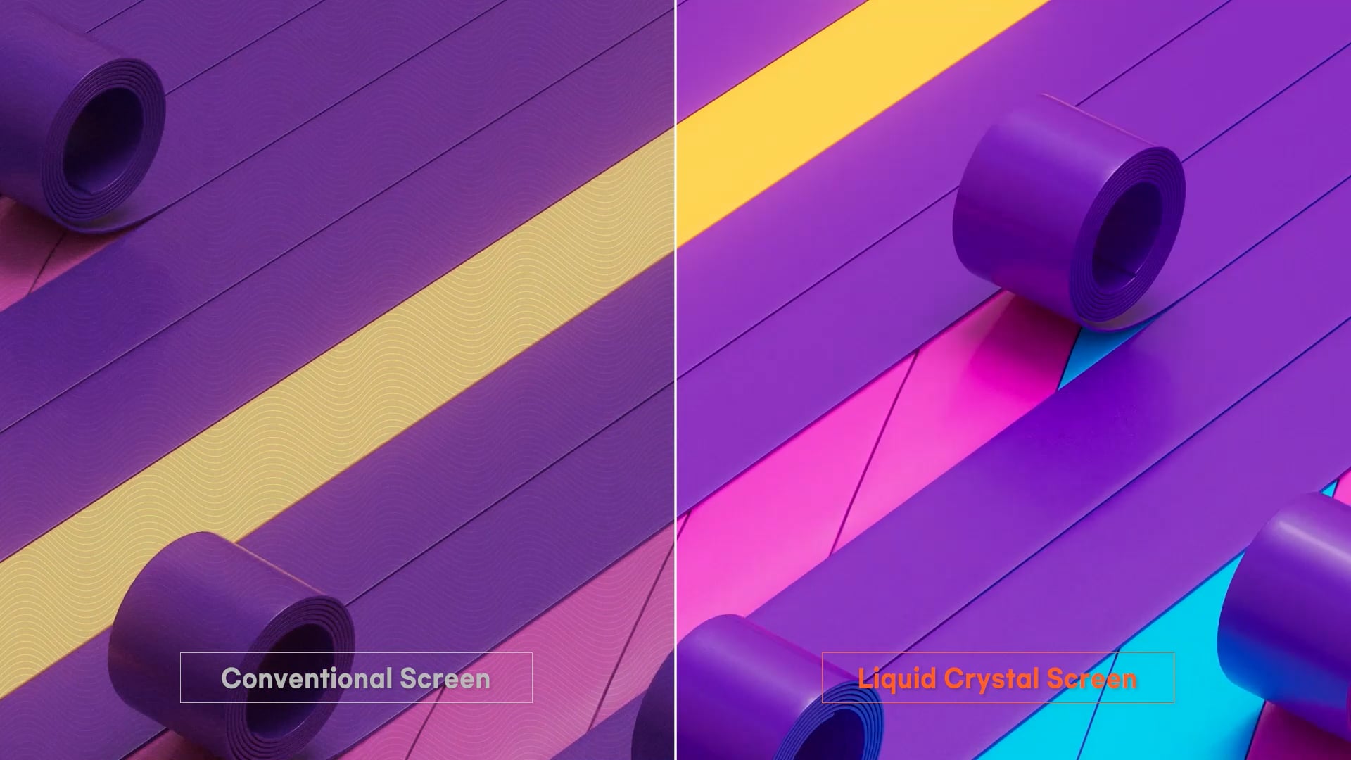 Conventional Screen VS Liquid Crystal Screen on Vimeo