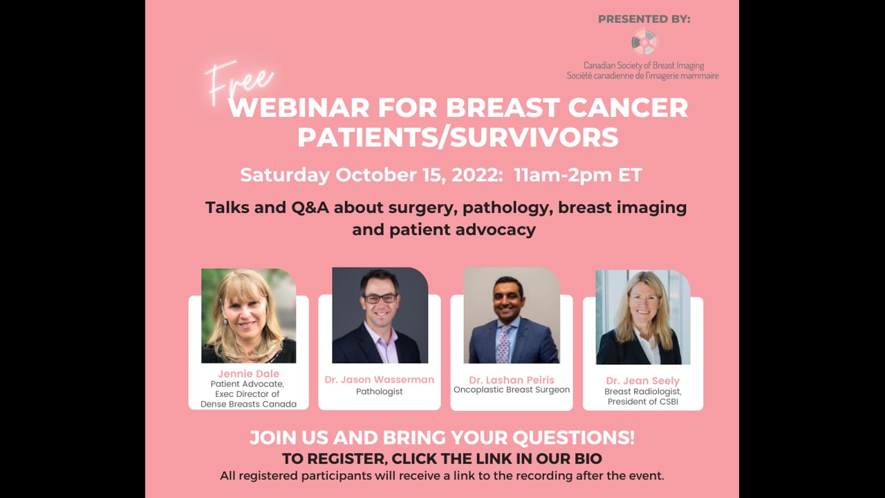 2022 CSBI Breast Cancer Patient Engagement Webinar