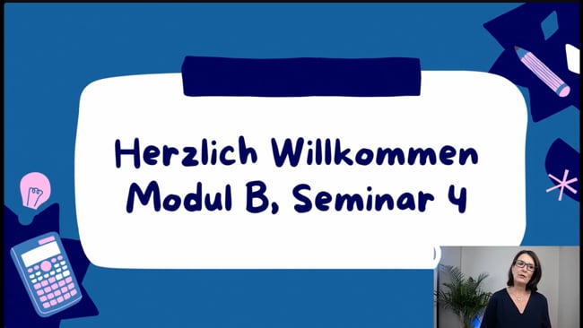 50 - Lernziele Seminar 4