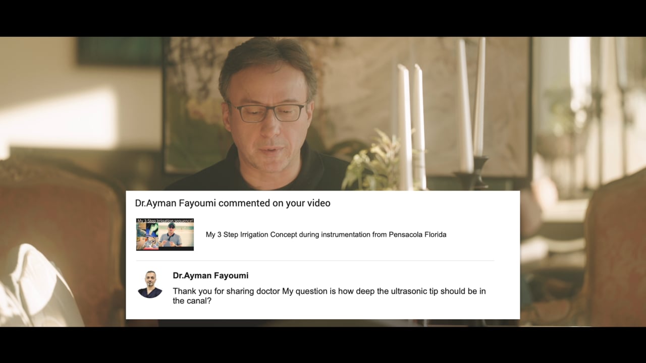 Ultrasonic Position During Interrupted Ultrasonic Irrigation